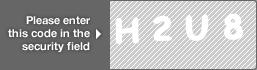 captcha code for visual authentication  letter H number 2 letter U number 8