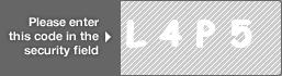 captcha code for visual authentication  letter L number 4 letter P number 5